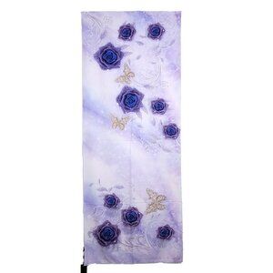 NWT Double-Sided Silk Scarf 27"x70" Long Rectangle Shawl Wrap 3322